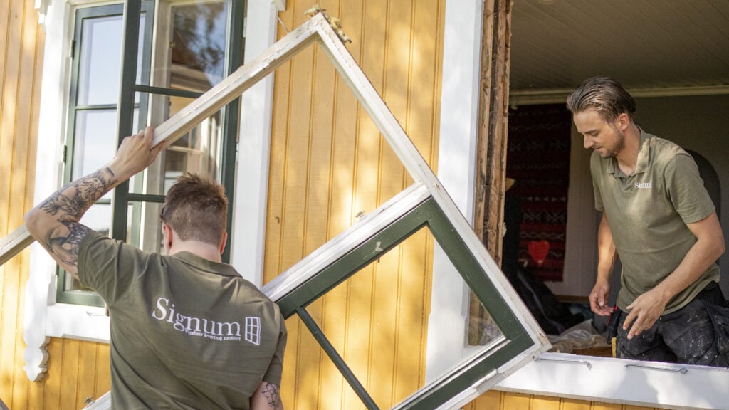 Pris for å bytte ut gamle vinduer